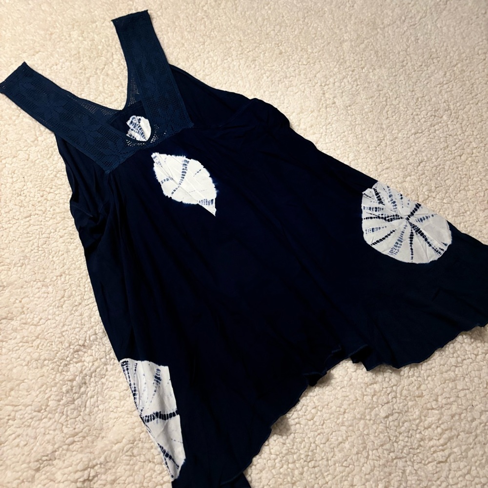 NEW Navy Beach Top